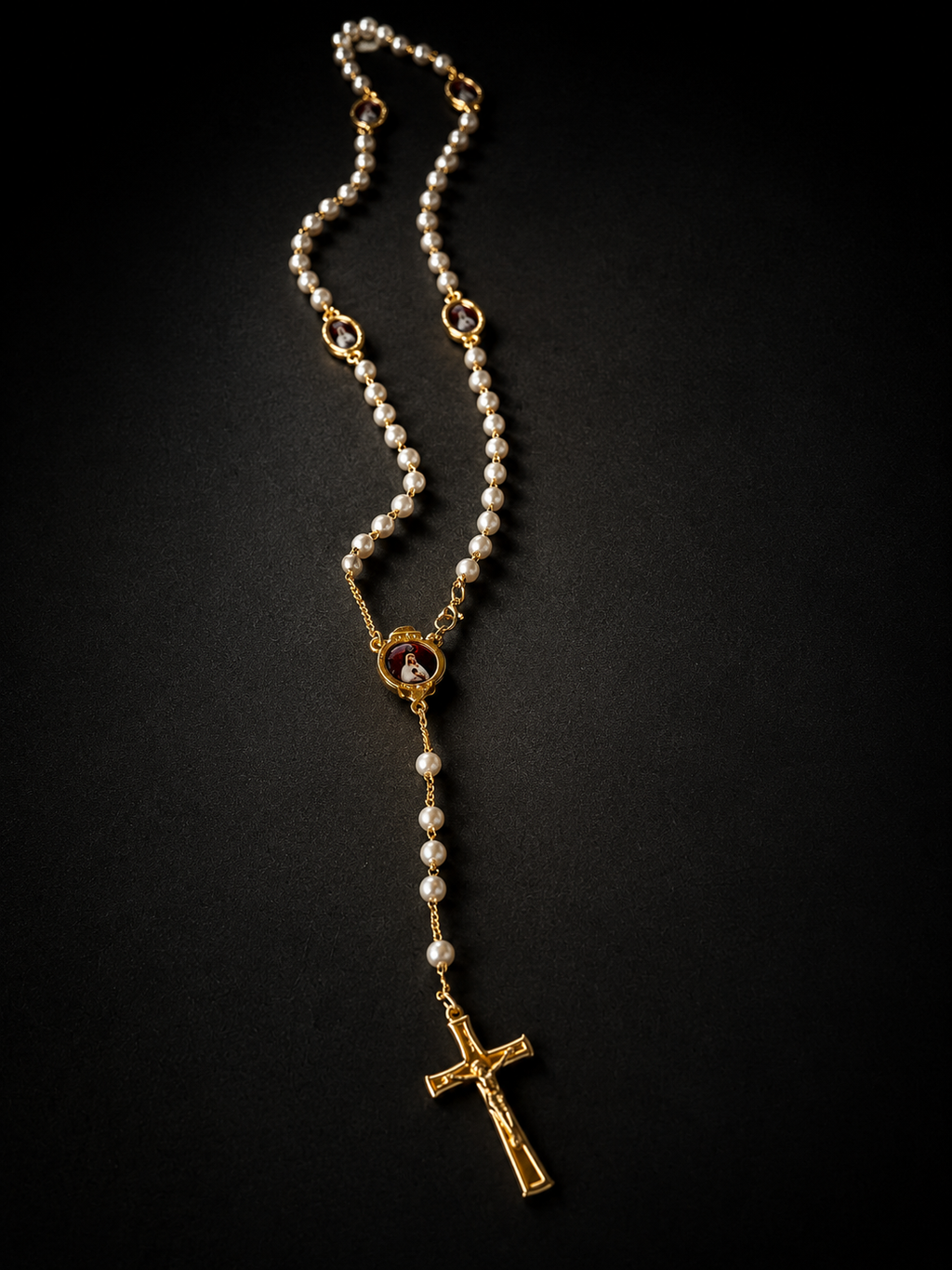 Rosario Virgen de Fátima de Perlas - Edición Limitada