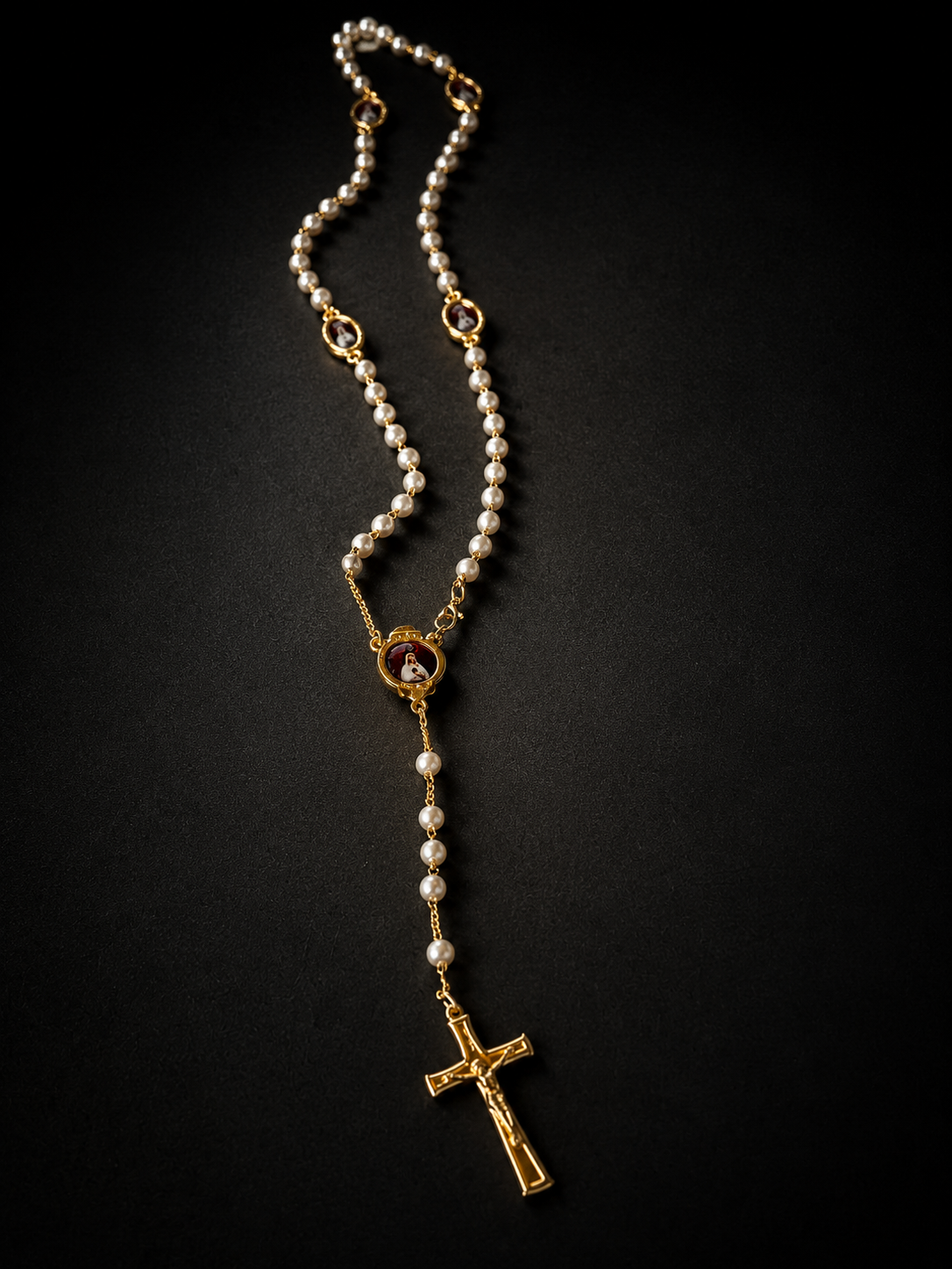 Rosario Virgen de Fátima de Perlas - Edición Limitada