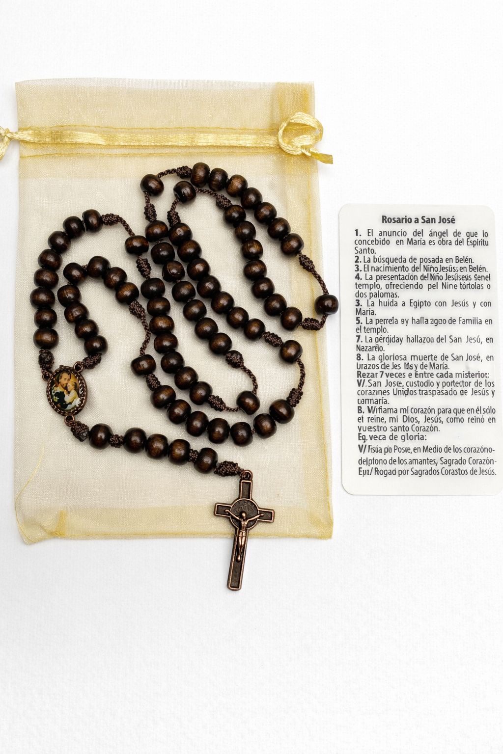 Rosario de San José Hecho a Mano